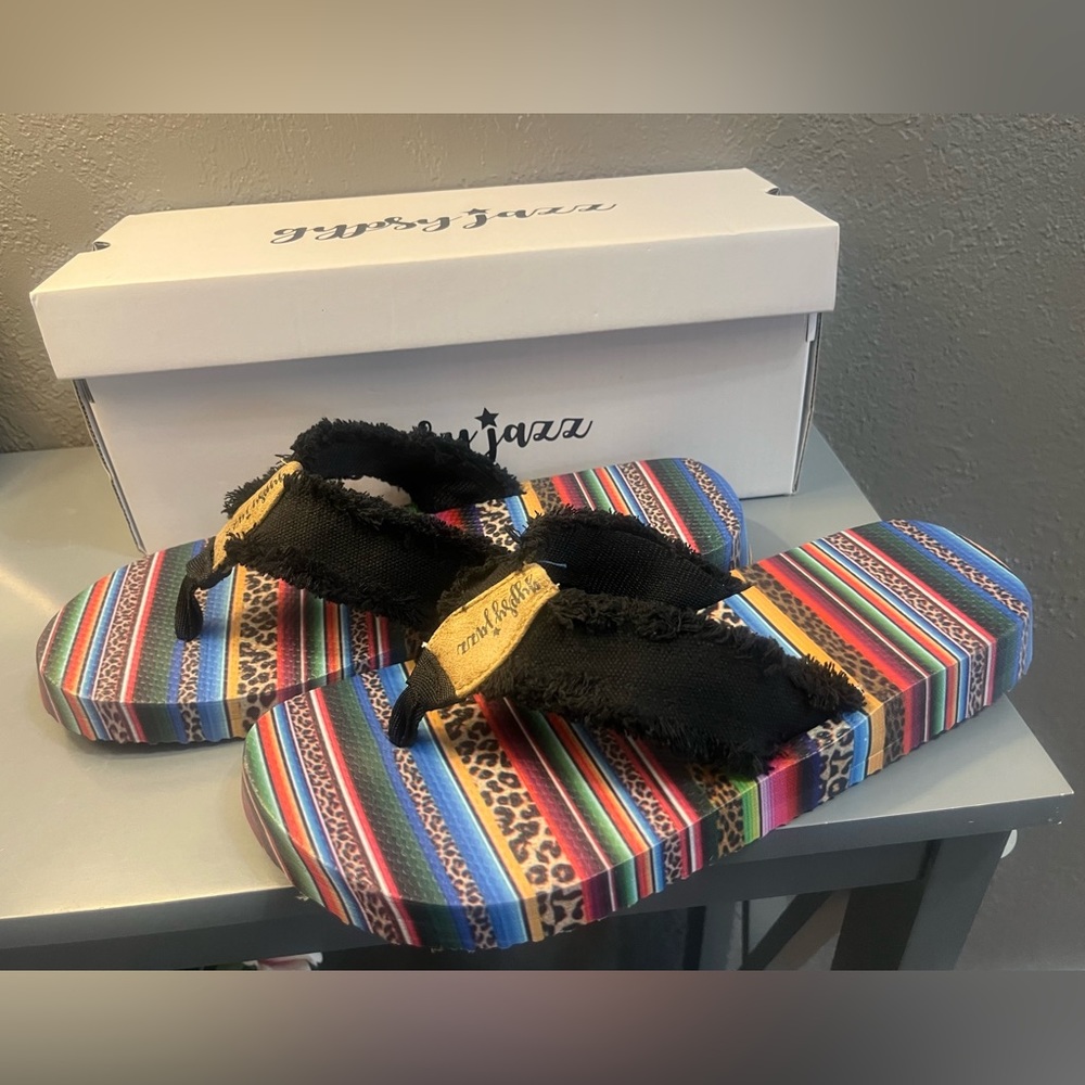 Women’s flip flops by Gypsy Jazz Size 10